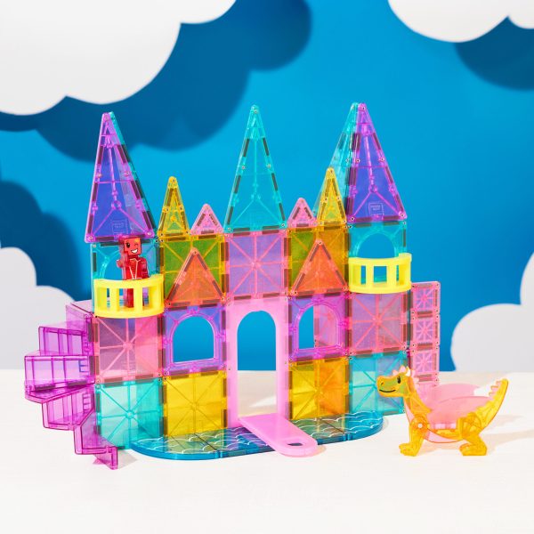 MAGNA-TILES - Castle DLX | 48 Stuks - Afbeelding 3