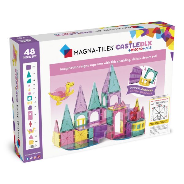 MAGNA-TILES - Castle DLX | 48 Stuks - Afbeelding 9