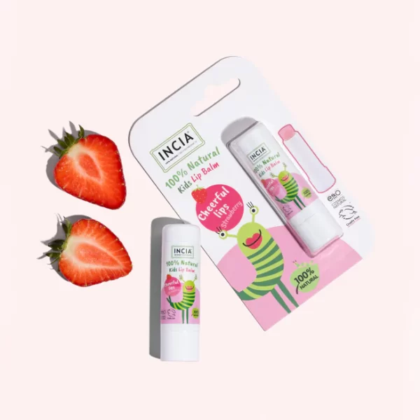 INCIA | Kids Lippenbalsem | Aardbei - Afbeelding 2