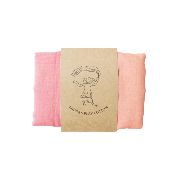 Laura's Play Cotton - Speeldoek | Pastel Regenboog | 120 cm x 120 cm