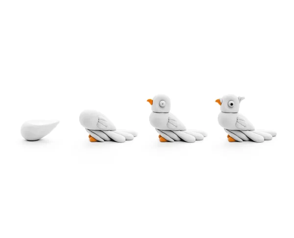 HeyClay - Dove/Duif | 3 Potjes - Afbeelding 2