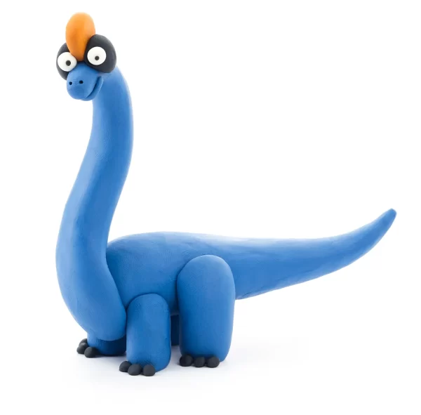 HeyClay - Dino's | Stegosaurus, Pachycephalosaurus, Brachiosaurus | 6 Potjes - Afbeelding 4