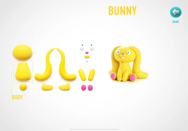 HeyClay - Konijntje | 3 Potjes - Afbeelding 2