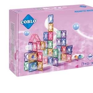 Coblo | Knikkerbaan | Pastel | 100 Stuks