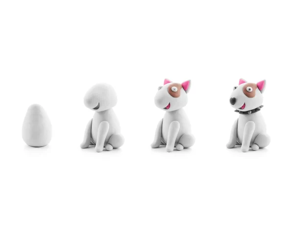 HeyClay - Bull Terrier | 3 Potjes - Afbeelding 3
