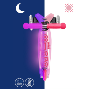 Micro Step - Mini | Deluxe Glow LED Plus | Frosty Roze