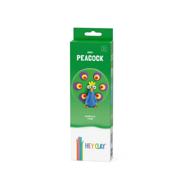 HeyClay - Pauw/Peacock | 3 Potjes - Afbeelding 4