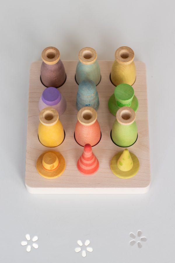 Houten houder | Halve Set Fancy Nins - Afbeelding 2