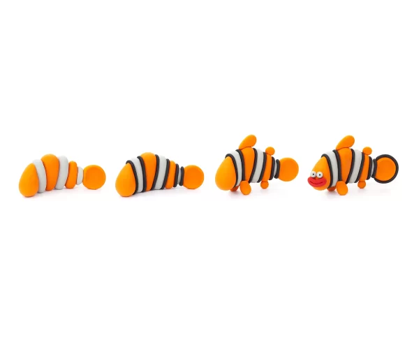 HeyClay - Clownvis/Clownfish | 3 Potjes - Afbeelding 3