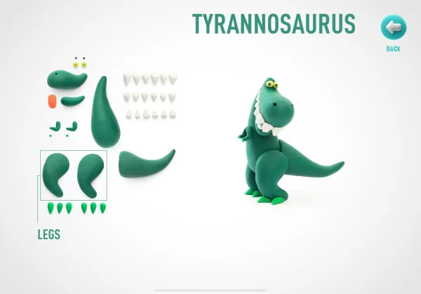 HeyClay - Tyrannosaurus T-Rex | 3 Potjes - Afbeelding 2