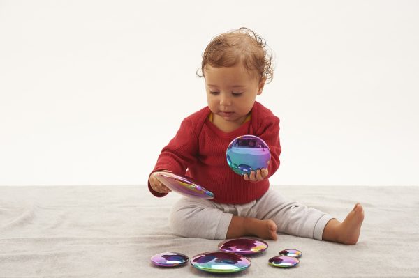 Tickit - Sensorische Reflecterende Colorburst Knoppen | 7 Stuks - Afbeelding 2