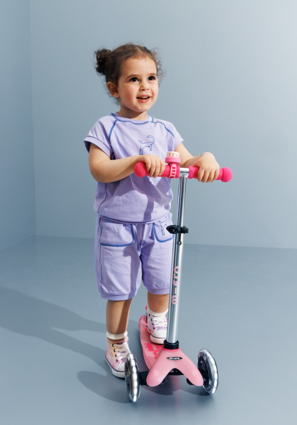 Micro Step - Mini | Deluxe Glow LED Plus | Frosty Roze - Afbeelding 4