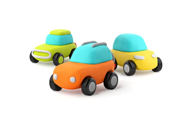 HeyClay - Eco Cars | 6 Potjes - Afbeelding 2