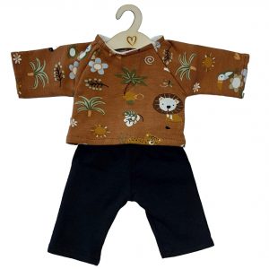 Hollie - Poppenbroek en -shirt Safari