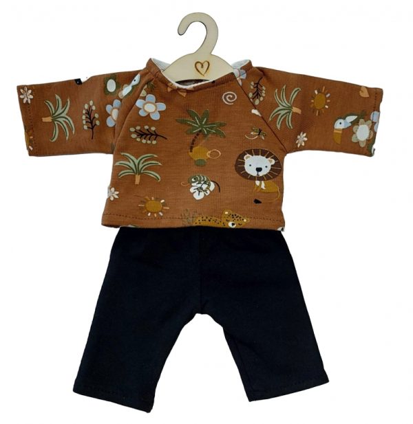Hollie - Poppenbroek en -shirt Safari