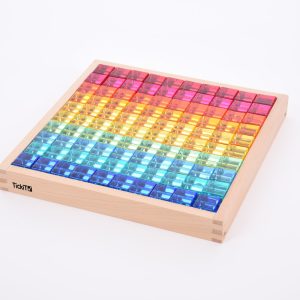 Tickit - Gem Kubussen In Spiegelbak | 100 Stuks