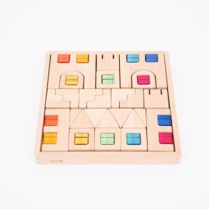 Tickit - Houten Bouwstenen Met Edelstenen
