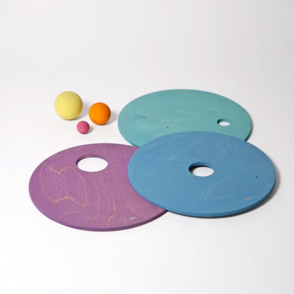 GRIMM'S x Stapelstein® - Rolling Discs - Cool Pastel | 3 Stuks - Afbeelding 7