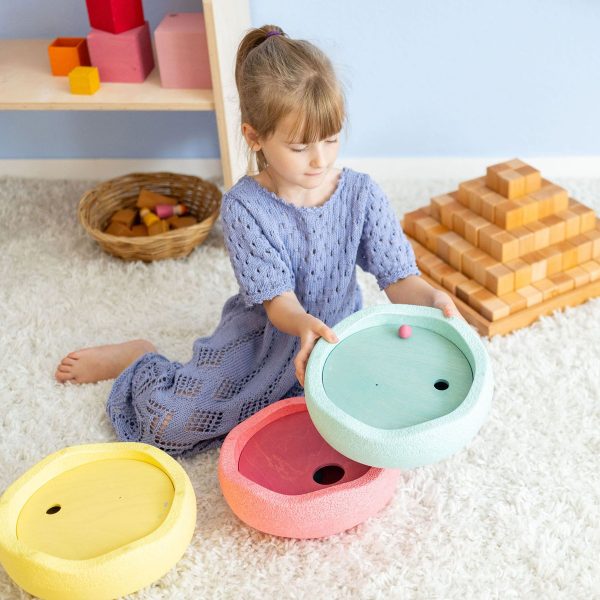 GRIMM'S x Stapelstein® - Rolling Discs - Cool Pastel | 3 Stuks - Afbeelding 4