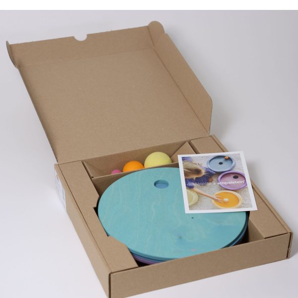 GRIMM'S x Stapelstein® - Rolling Discs - Cool Pastel | 3 Stuks - Afbeelding 9