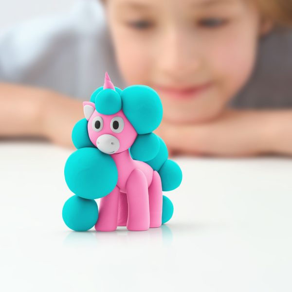 HeyClay - Unicorns: Brighty, Cloudy, Sparky | 6 Potjes - Afbeelding 3