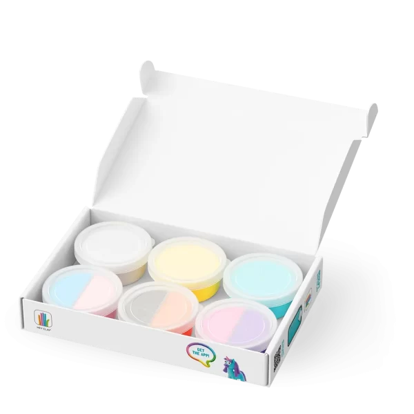 HeyClay - Unicorns: Lighty, Sunny, Rainy | 6 Potjes - Afbeelding 3