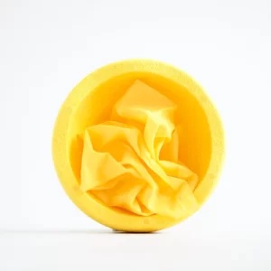 Laura's Play Cotton - Speeldoek | Yellow Lemon | 50 cm x 50 cm