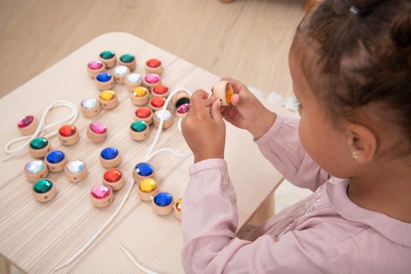Tickit - Houten Rijg Juwelen incl. Rijgkoorden | 36 Stuks - Afbeelding 8