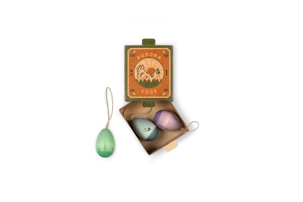Grapat - Pasen | Houten Hangers | Aurora Eggs - Afbeelding 2