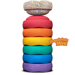 Stapelstein® - Original Mini | Rainbow Classic + Mini Super Confetti