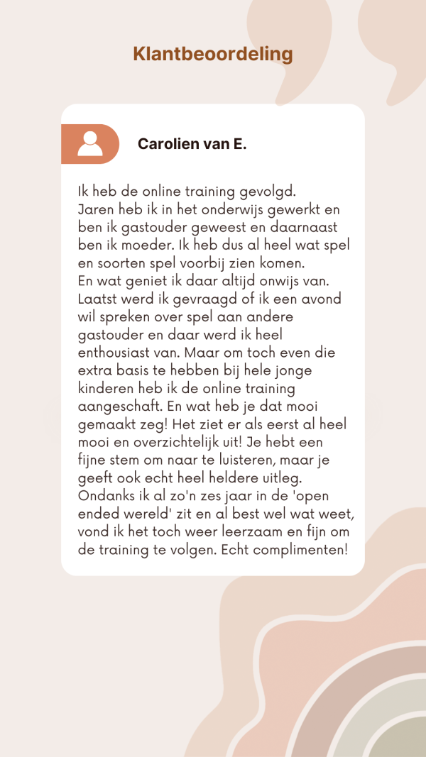 De Online Training voor jou! -  Open einde spel - Afbeelding 4