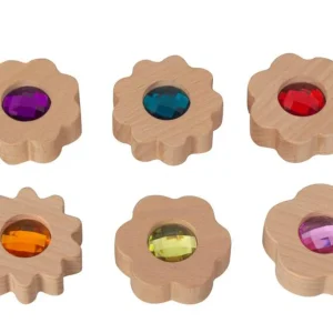Papoose Toys | Gem Counting Flowers | 6 Stuks