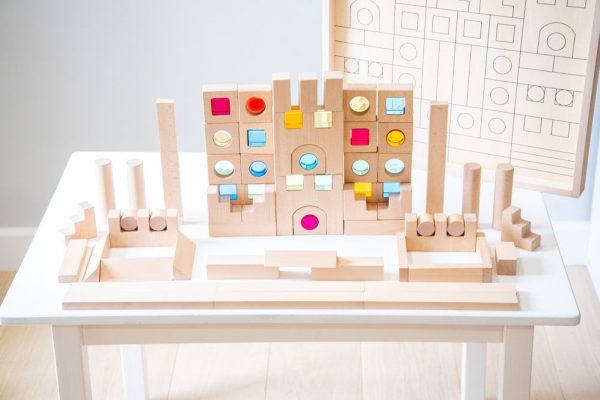 Tickit - Houten & Juwelen Bouw Blokken - Pk82 - Afbeelding 3