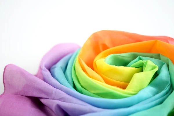 Laura's Play Cotton - Speeldoek | Pastel Regenboog | 145 cm x 145 cm - Afbeelding 4