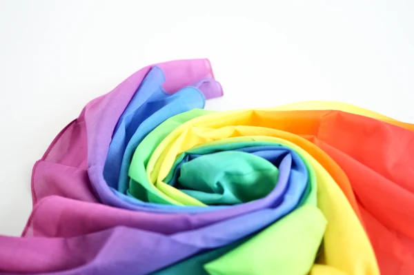 Laura's Play Cotton - Speeldoek | Regenboog | 145 cm x 145 cm - Afbeelding 4