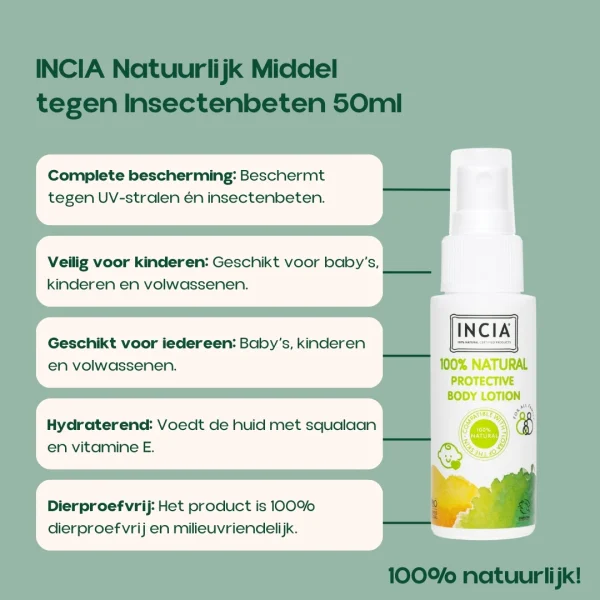 INCIA | Natuurlijk Middel tegen Insectenbeten 50ml - Afbeelding 4