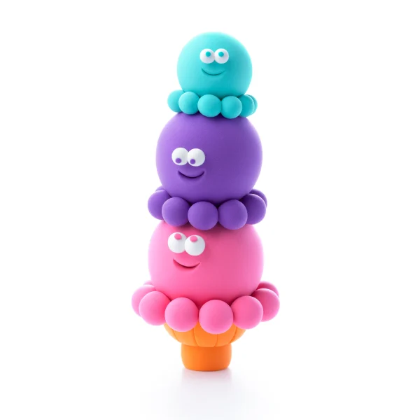 HeyClay - Nice Ice Cream - Scoopanauts | 3 Potjes - Afbeelding 2
