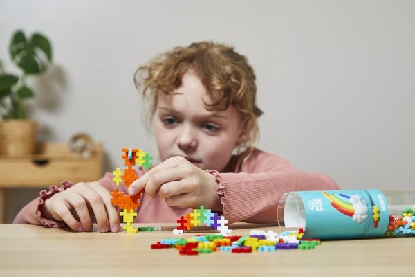 Plus Plus - Tube Regenboog | 100 Stuks - Afbeelding 4