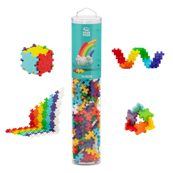 Plus Plus - Tube Regenboog | 100 Stuks - Afbeelding 6