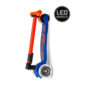 Micro Step - Maxi | Deluxe LED Inklapbaar | NEON | Blauw Oranje
