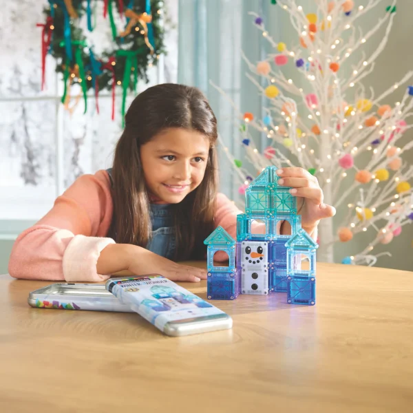 MAGNA-TILES - microMags Reisset Winter Wonder | 26-delig - Afbeelding 4