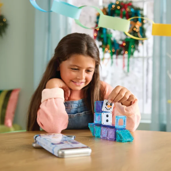 MAGNA-TILES - microMags Reisset Winter Wonder | 26-delig - Afbeelding 6