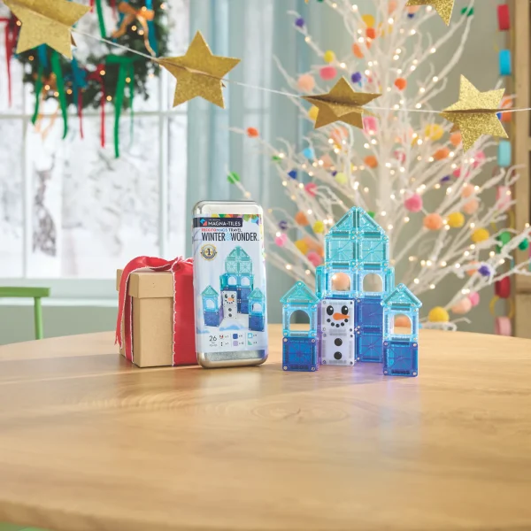 MAGNA-TILES - microMags Reisset Winter Wonder | 26-delig - Afbeelding 8