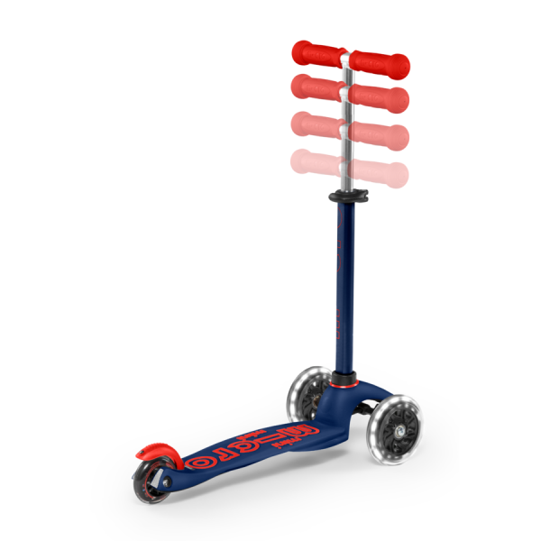 Micro Step - Mini | Deluxe LED | Marineblauw / Rood - Afbeelding 3